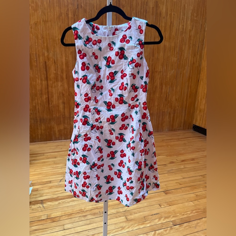 Eva Mendes for New York & Company Cherry Print Mini Dress